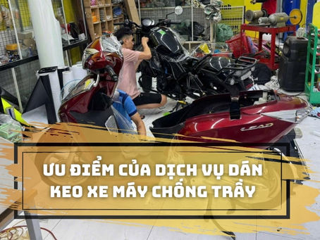 Vì sao nên dán keo chống trầy cho xe máy ngay hôm nay?