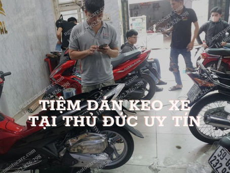 Dịch vụ dán keo xe máy uy tín tại Thủ Đức - Nguyễn Decal chất lượng hàng đầu