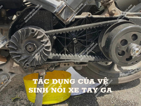 Tại sao việc vệ sinh nồi xe tay ga quan trọng?