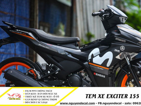 Top tem xe Exciter 155 đẹp, được sử dụng nhiều hiện nay