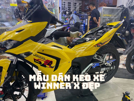 Dịch vụ dán keo xe Winner X chất lượng với giá tốt tại Cửa hàng Nguyễn Decal