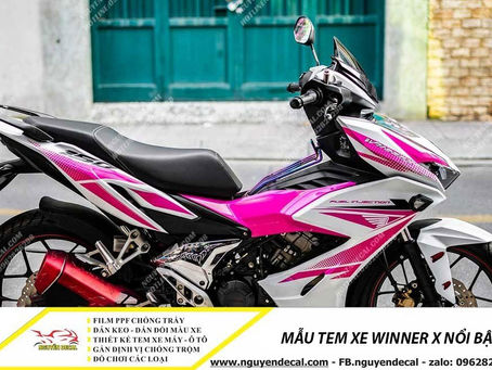 Xu hướng Ấn tượng: 10+ Mẫu Tem Xe Winner X Hot Nhất Thị Trường