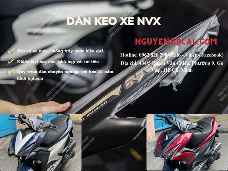 Nâng tầm vẻ đẹp xe NVX với dịch vụ dán keo chất lượng cao