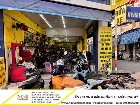 Dịch vụ tân trang & bảo dưỡng xe máy định kỳ chuyên nghiệp