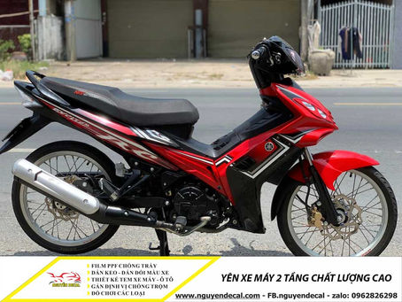 Dịch vụ độ chế yên xe 2 tầng tại cửa hàng Nguyễn Decal