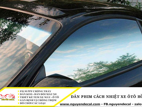 Chia sẽ kinh nghiệm khi dán phim cách nhiệt cho xe ô tô