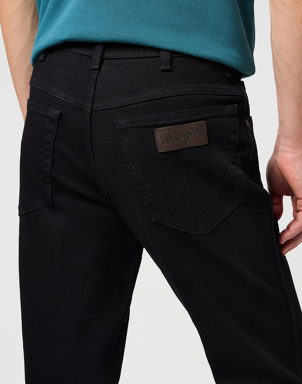 Thumbnail: Wrangler Texas Stretch Black W12109004 - 112126034