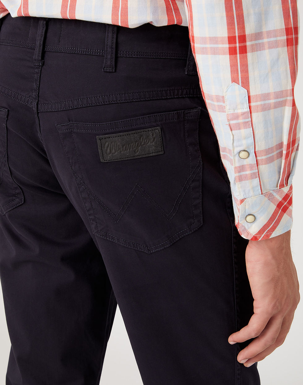 Thumbnail: Wrangler Texas Stretch SLIM (Non-Denim), Dark Navy W12SEAXAE