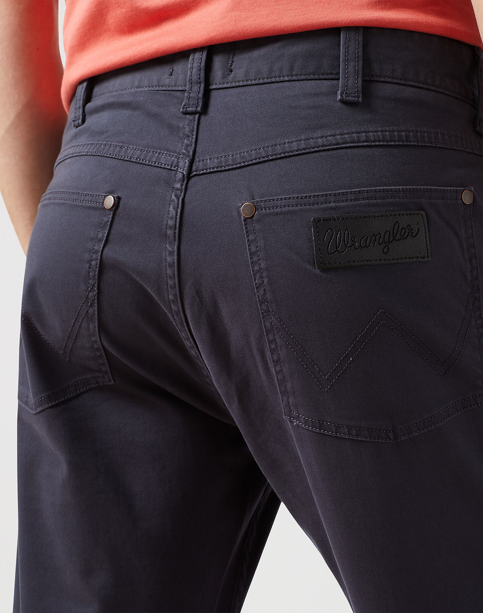 Thumbnail: Wrangler Greensboro Stretch (Non-Denim), Dark Navy 112350878