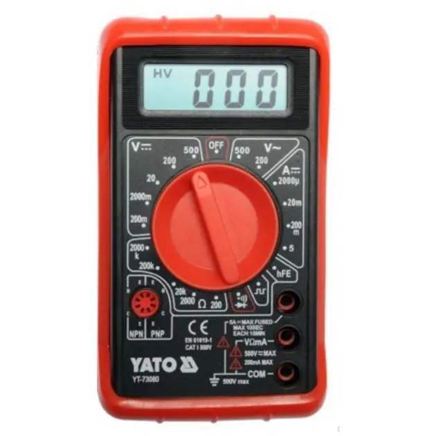 Цифровий мультиметр YATO YT-73080