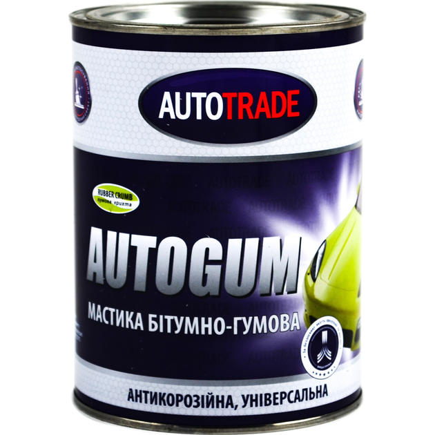 Мастика гумово-бітумна Autotrade 0.8 кг (Autotrade-131105)