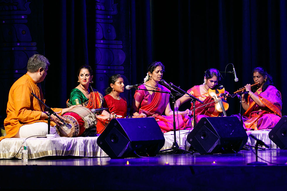 First stage vocal performance with Geetha 2015