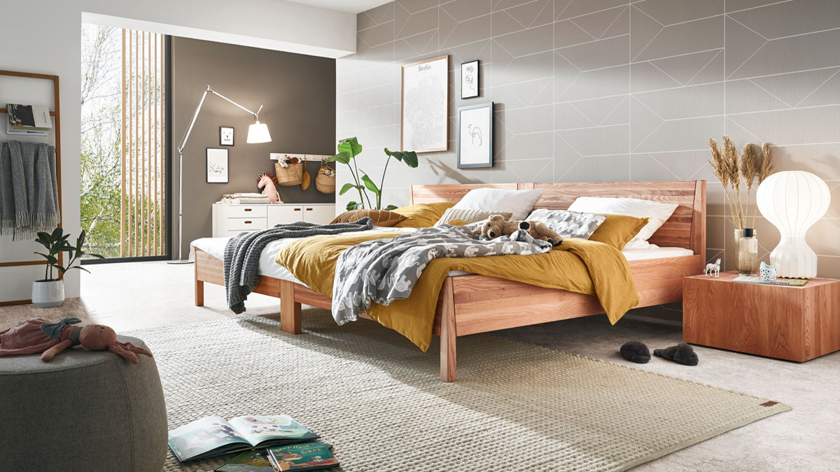 Familienbett Viano (Buche, geölte Oberfläche)
