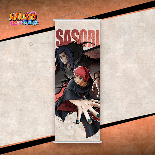 Sasori Naruto Wall Scroll Ninja Studio India