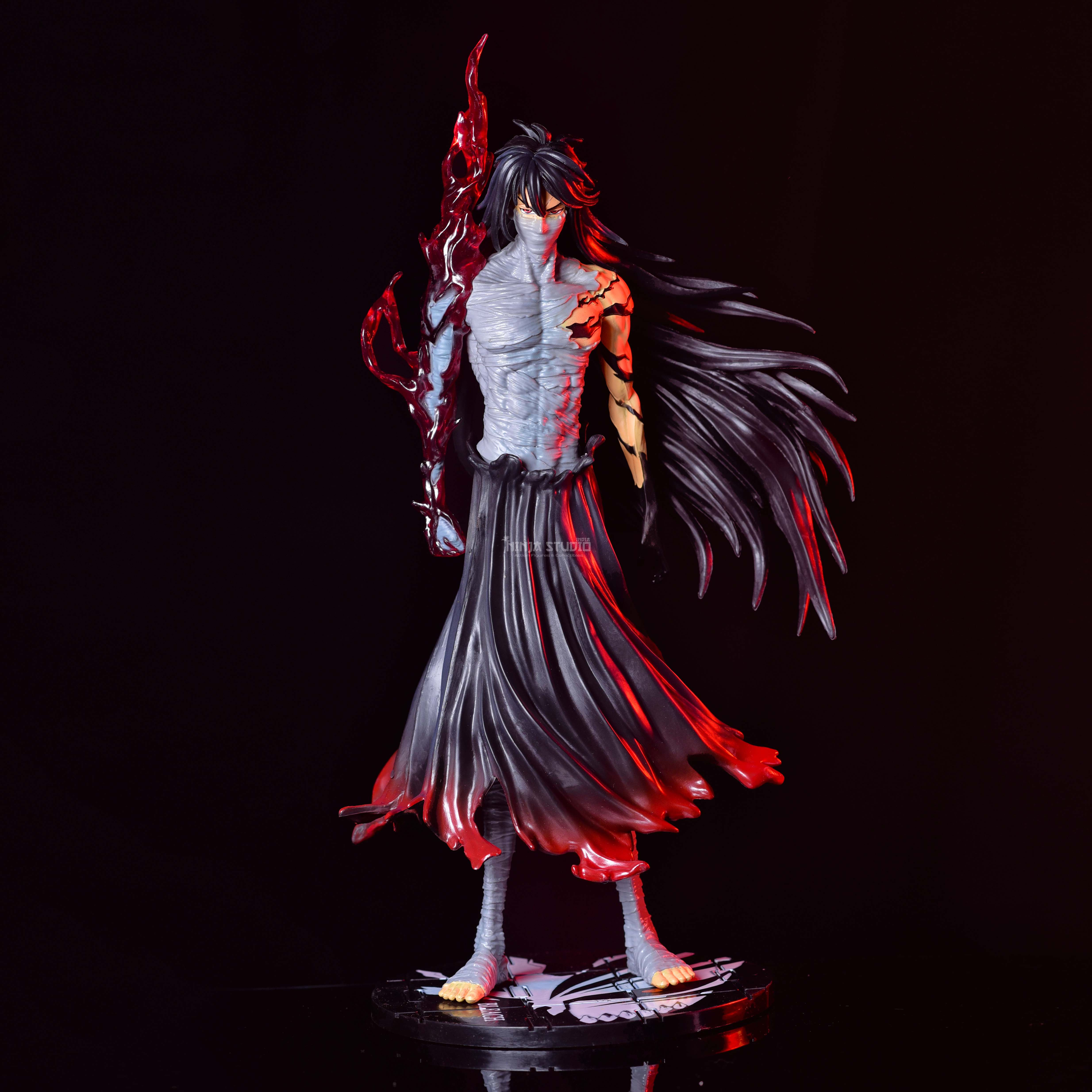 BLEACH Ichigo Kurosaki Final Getsuga Tenshou Action Figure PVC 30cm