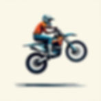 Motocross Bike Poster