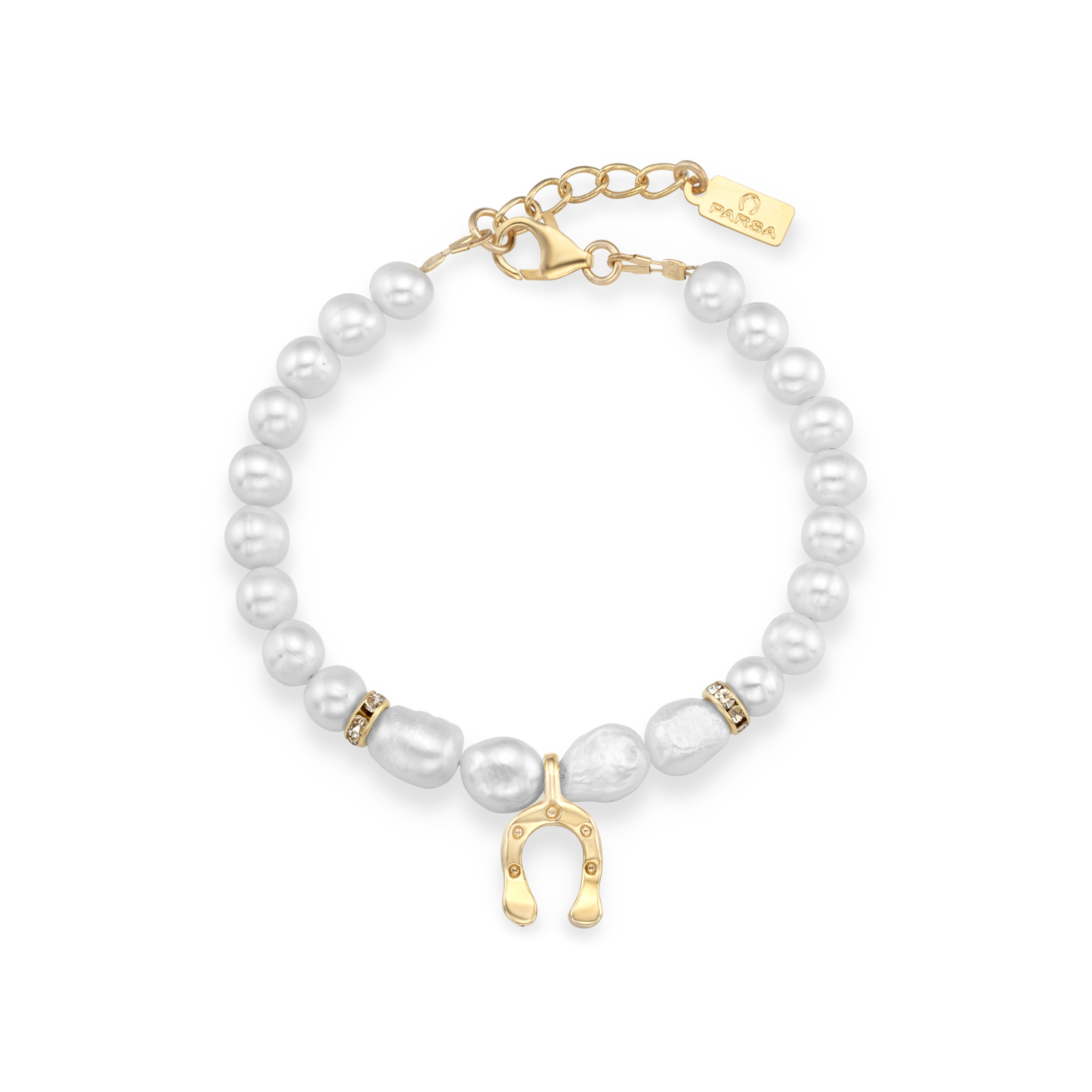 צמיד פנינים ופרסה