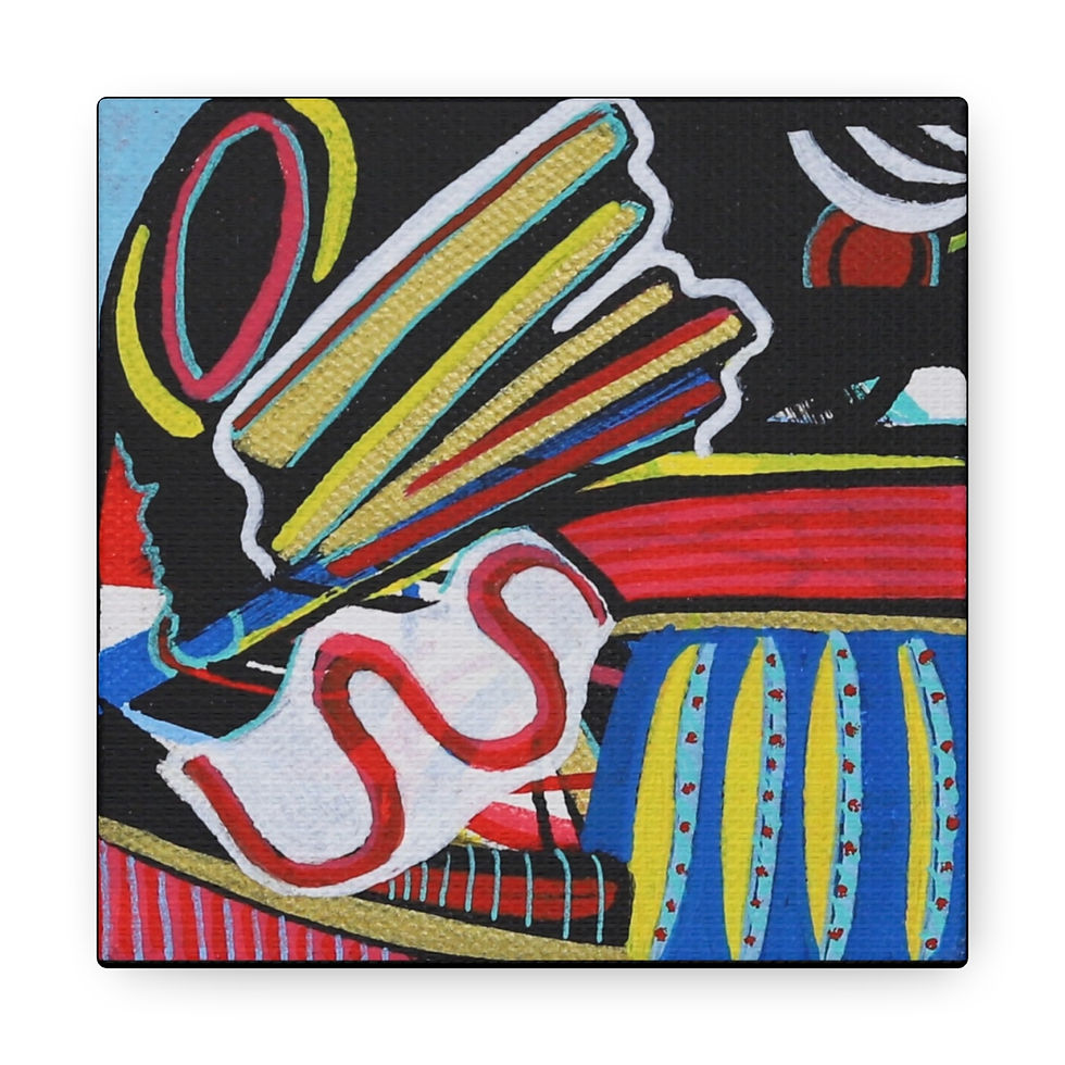 Thumbnail: "Fireworks" Canvas Gallery Wraps