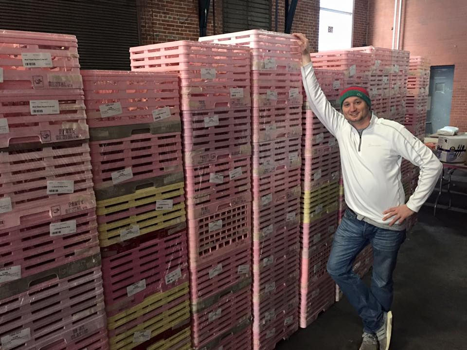 and the glasses, and dishes