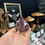 Thumbnail: STRAWBERRY QUARTZ POLISHED POINT CUT BASE