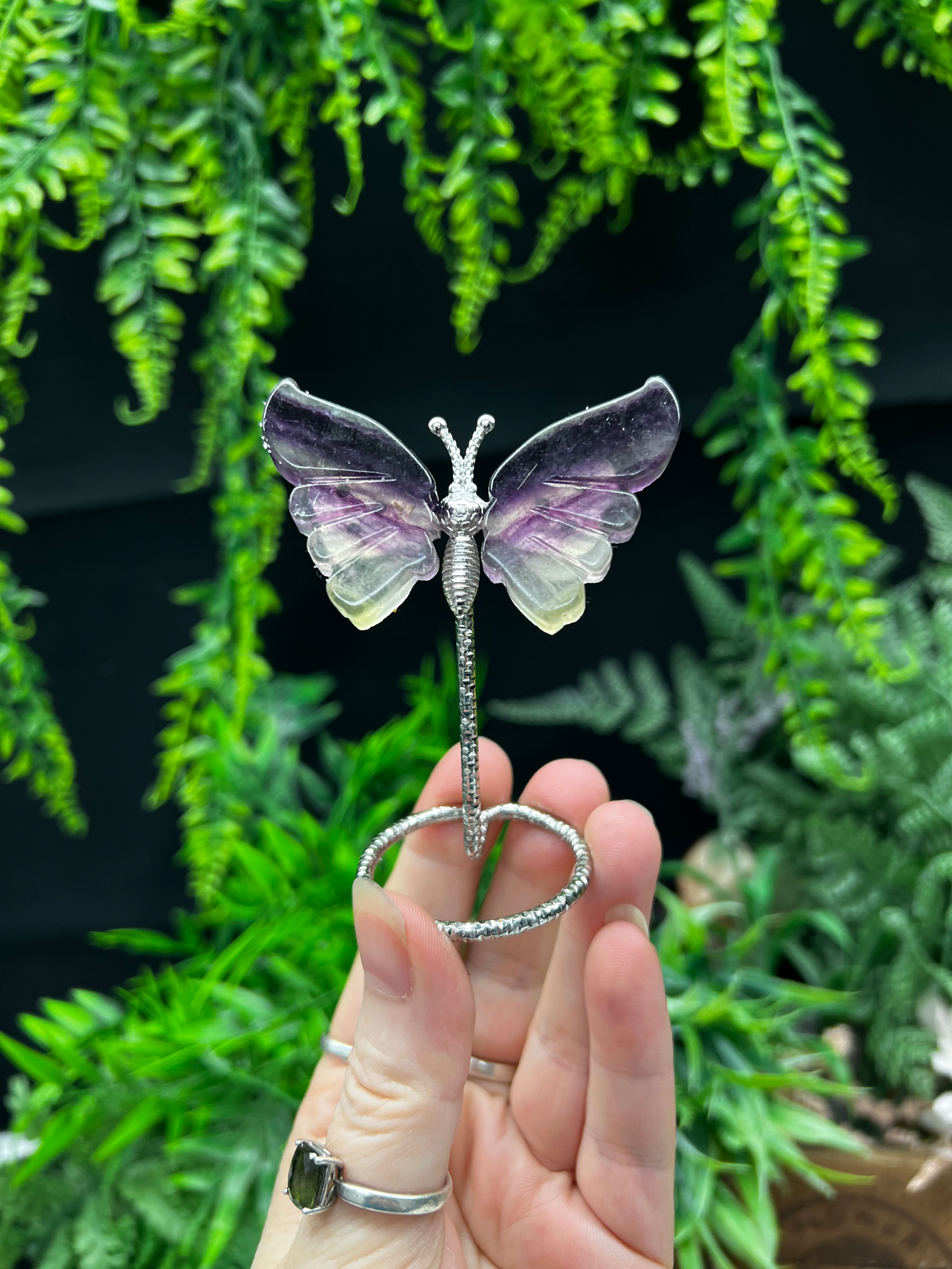 FLUORITE BUTTERFLY - 2