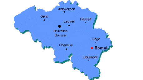 Waar ligt Bomal in België?