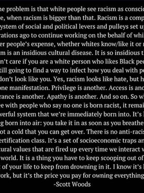 Racism, privilege, and#blackouttuesday: Making a significant difference