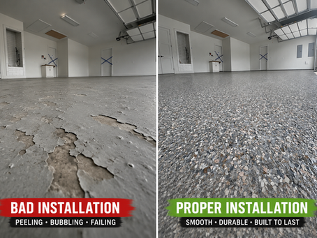 The Right Way to Fix a Failed Epoxy Floor (And Prevent It from Happening Again)