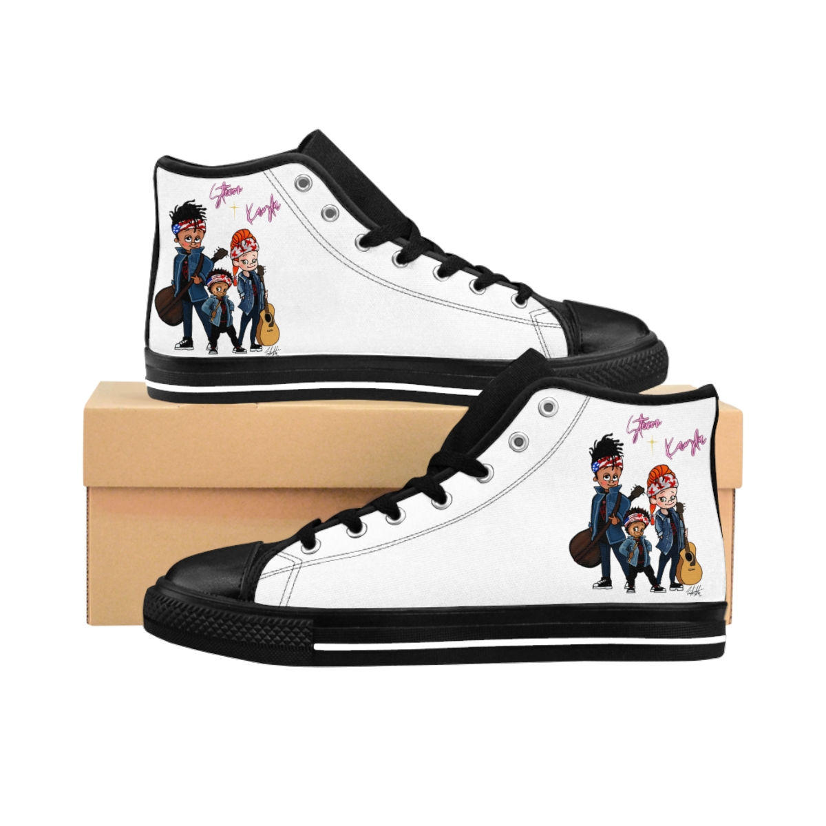 S&K Character | Women's Classic Sneakers - Art by PraiseJesus Artis