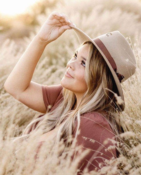 Glowing Makeup for Senior Photos in San Luis Obispo, California. Natural Makeup Artist. Makeup by Anna Grimes.
