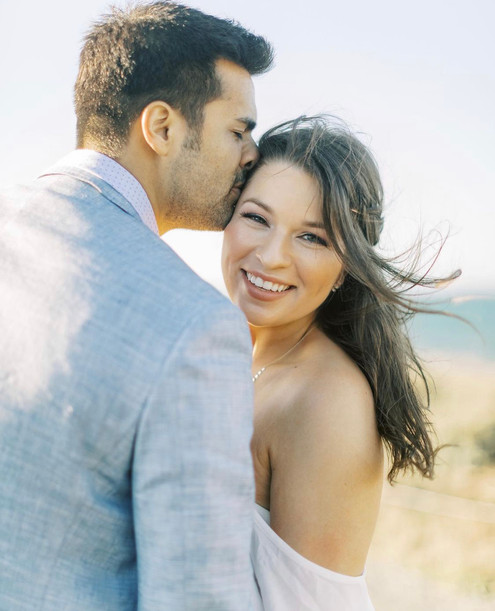 Soft Romantic Engagement Photo Makeup. Natural Makeup Artist. Makeup by Anna Grimes.