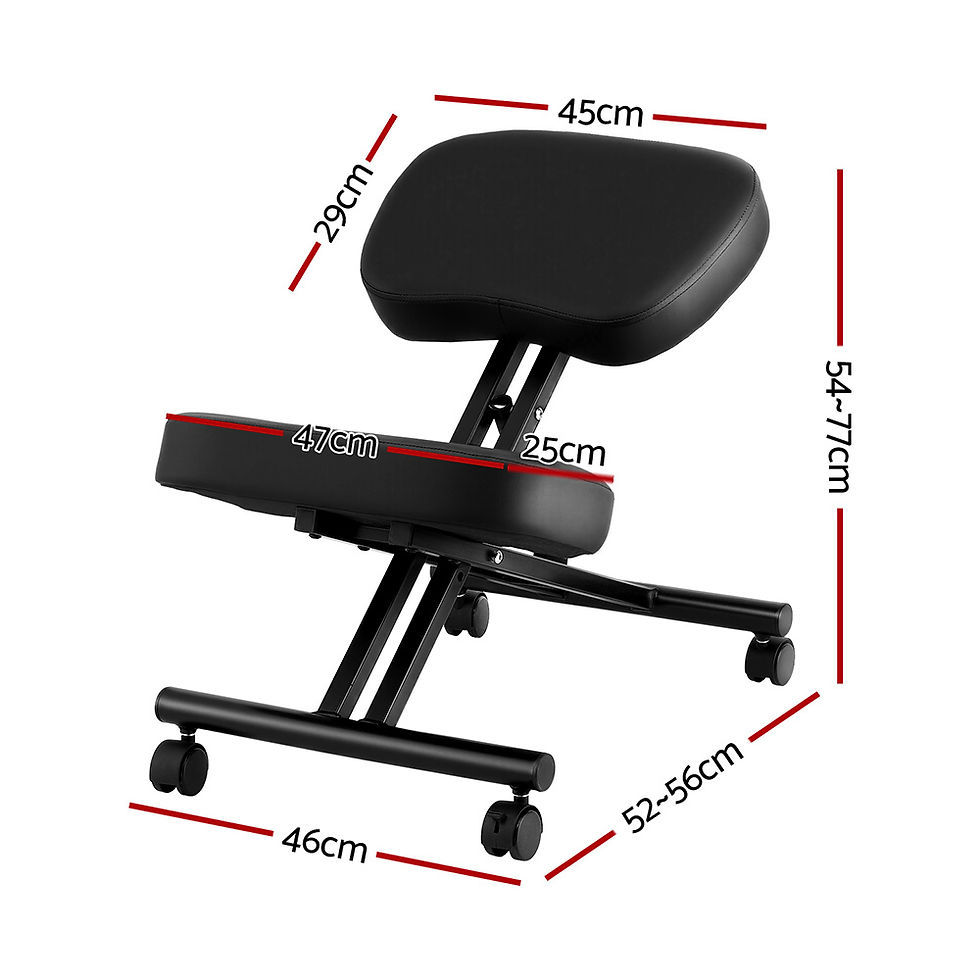 Artiss Kneeling Chair Ergonomic Office Chairs Home Knee Seat Posture Stretch – alternate product view 2