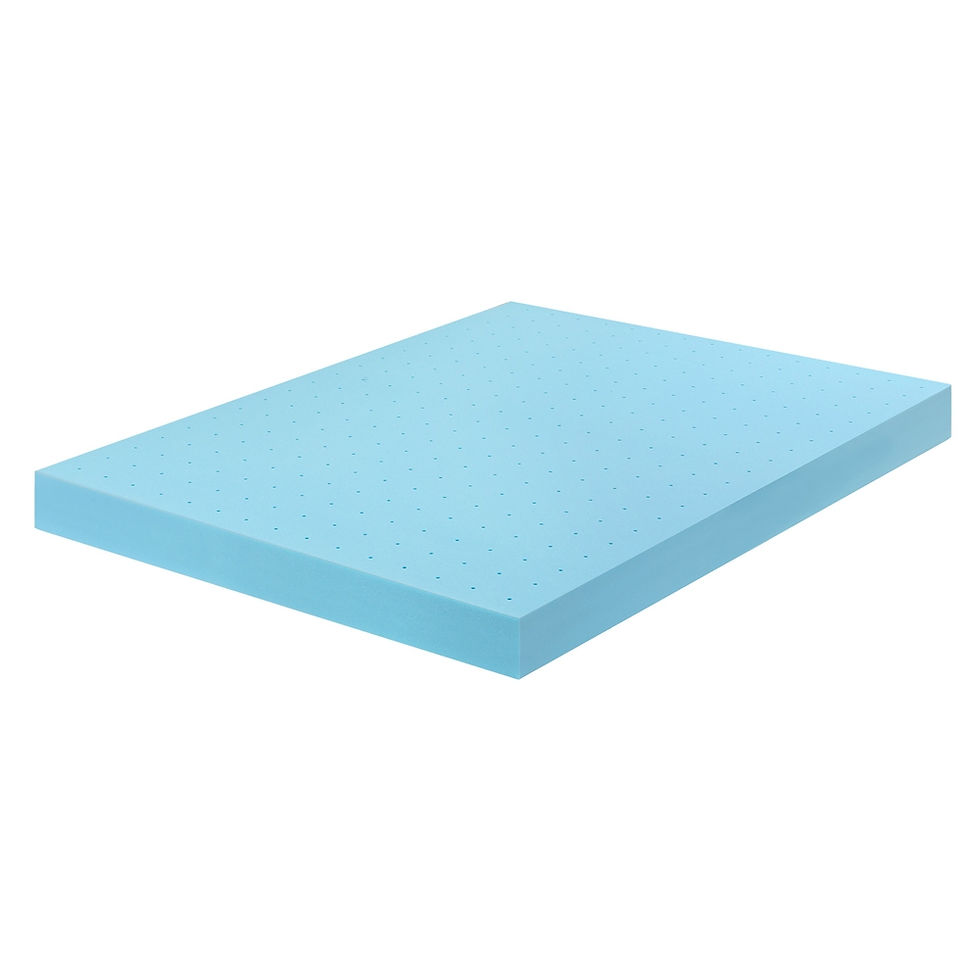 Giselle 12cm Memory Foam Mattress Topper Ventilated Cool Gel Bamboo Cover Double