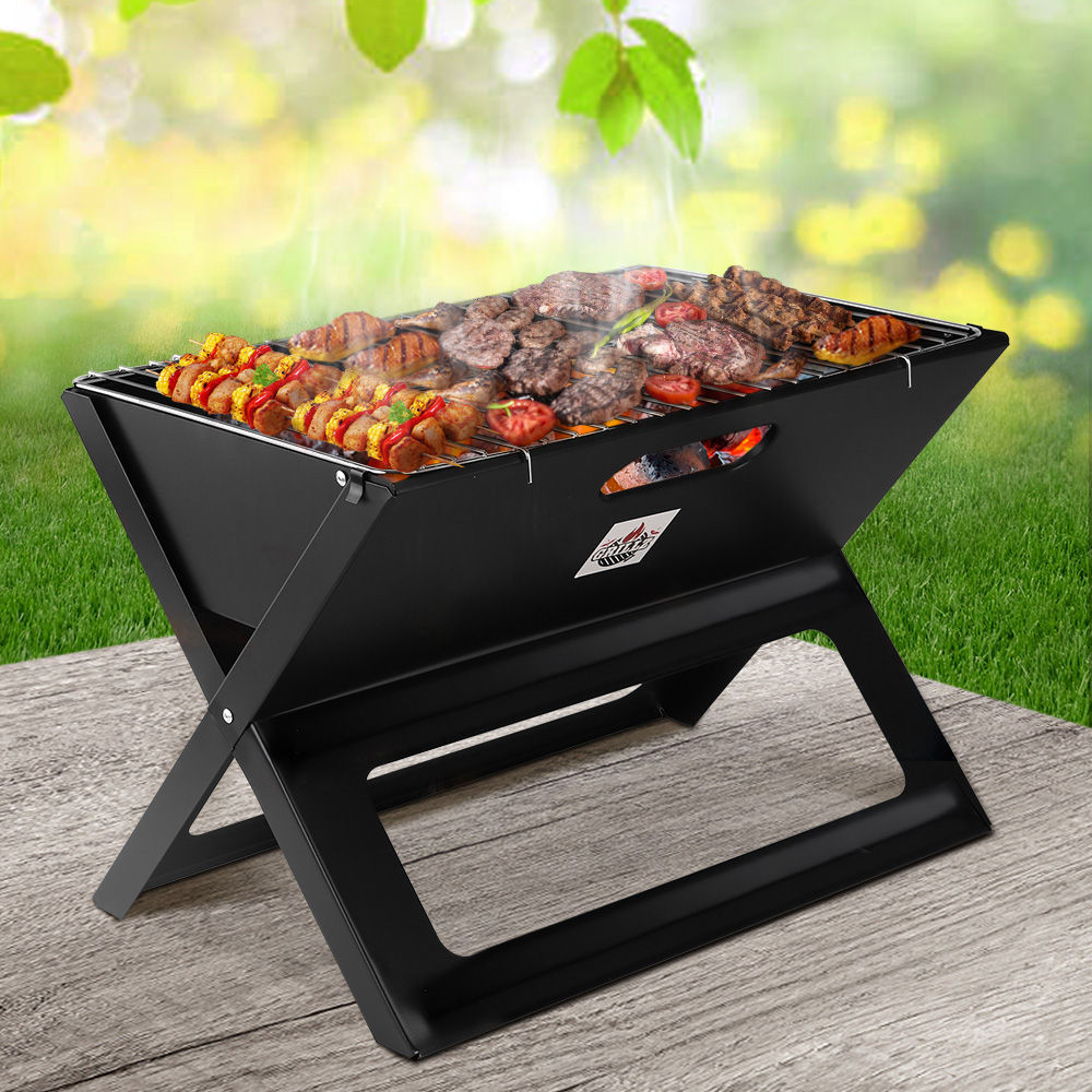 Grillz BBQ Grill Charcoal Smoker Foldable - product image