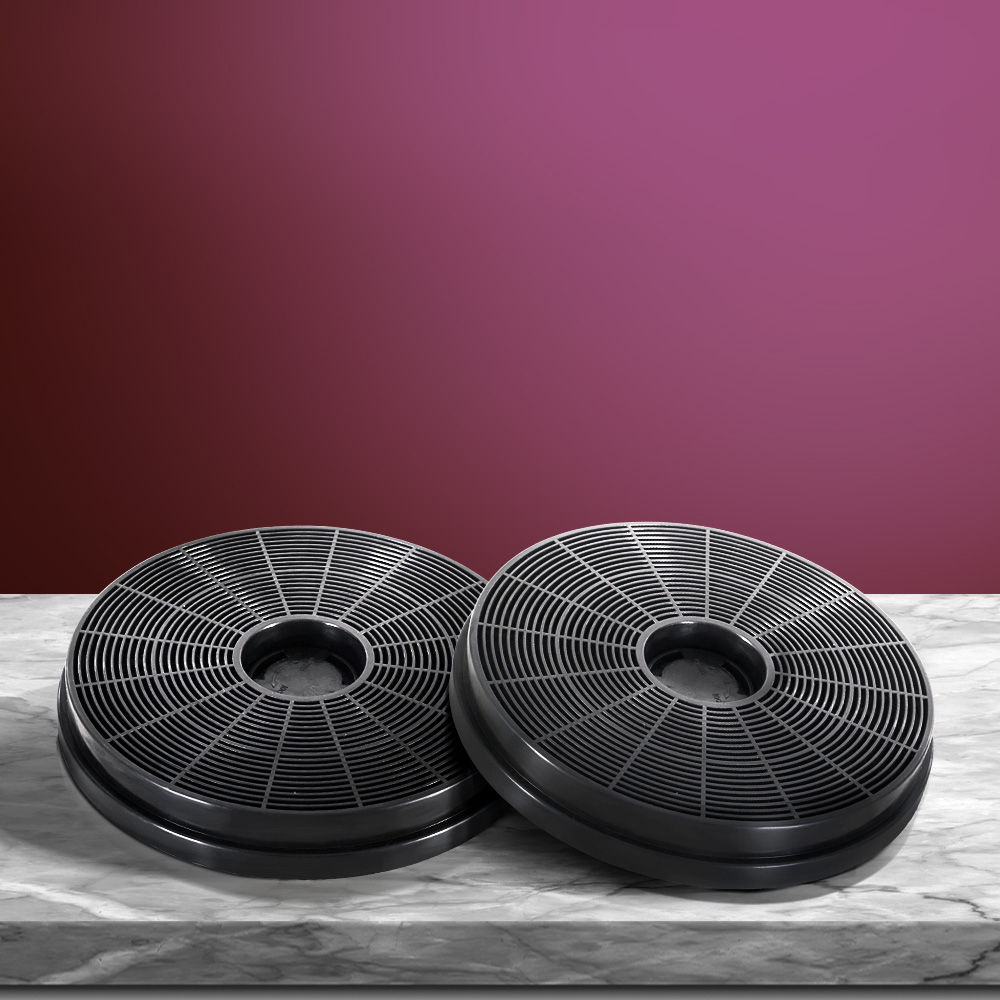 Devanti 17cm Range Hood Carbon Charcoal Filters Replacement X2
