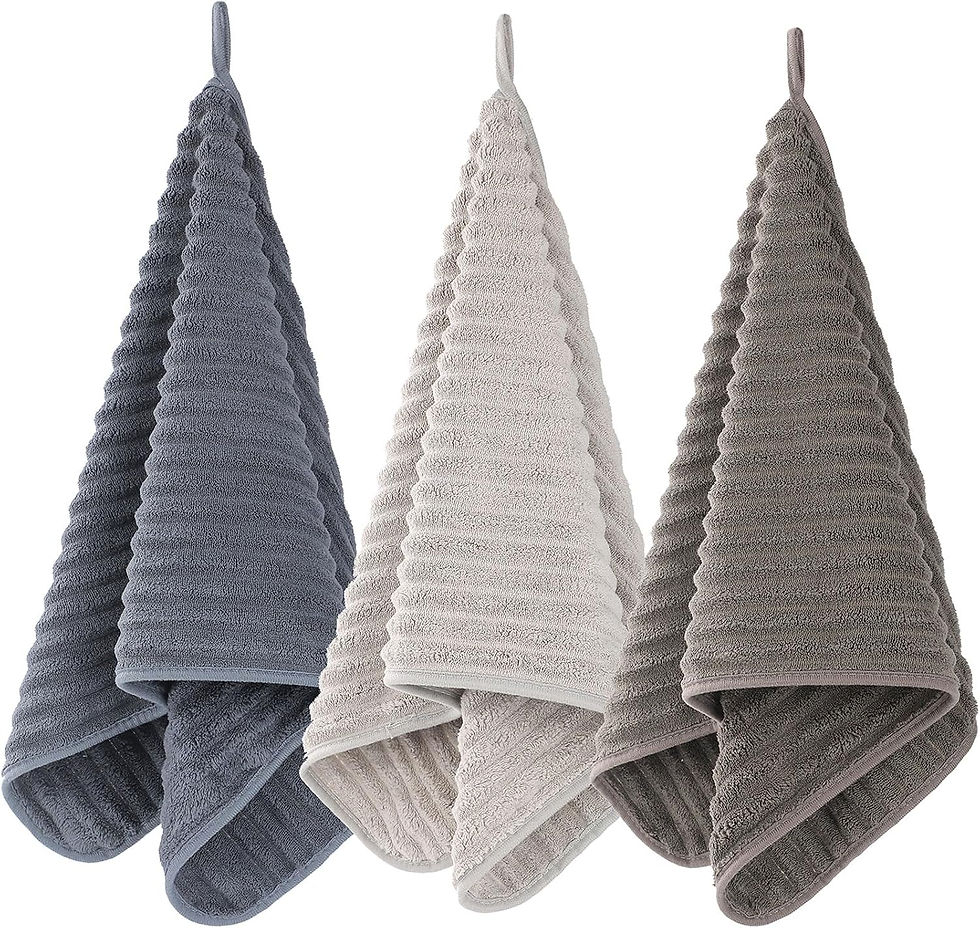 Luxury 3-Piece Quick-Dry Small Bath Towel Set – Ultra Soft Microfiber Hand