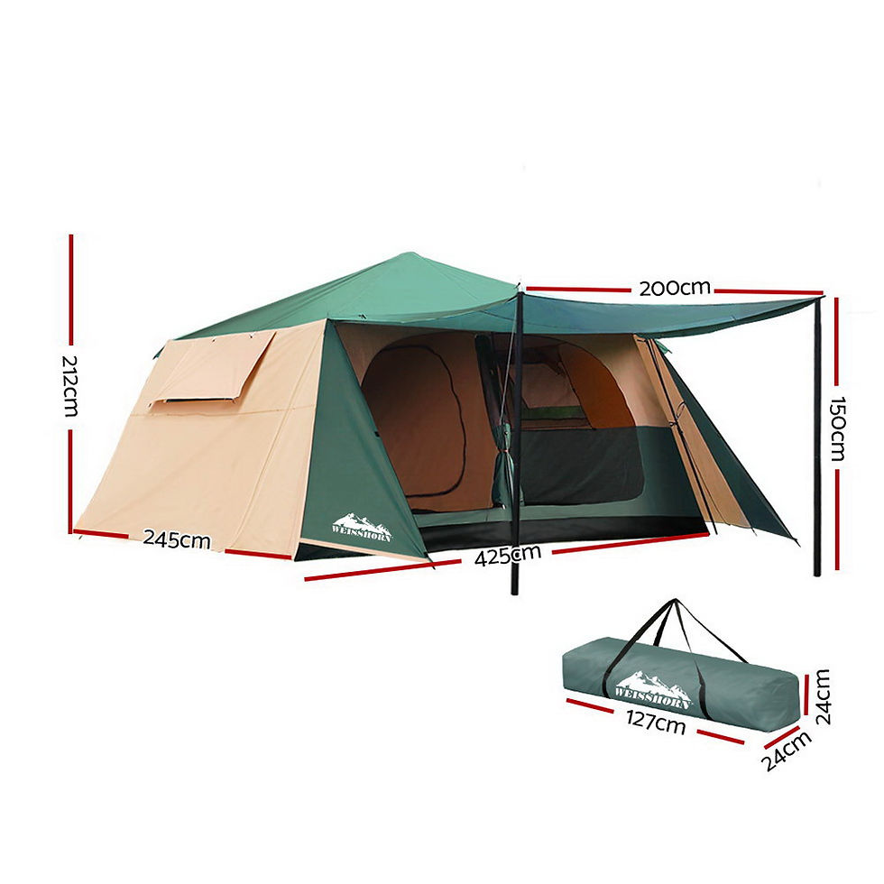 Weisshorn Instant Up Camping Tent 8 Person Pop up Tents Family Hiking Dome Camp – alternate product view 2