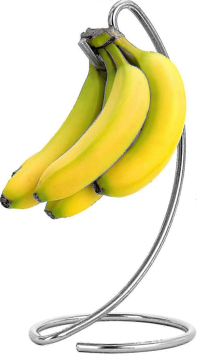 Modern Satin Nickel Banana Hanger Stand for Kitchen Countertop