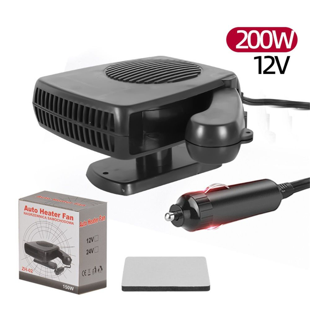 Car Heater 12V 200W Portable Car Heater Defroster Fans