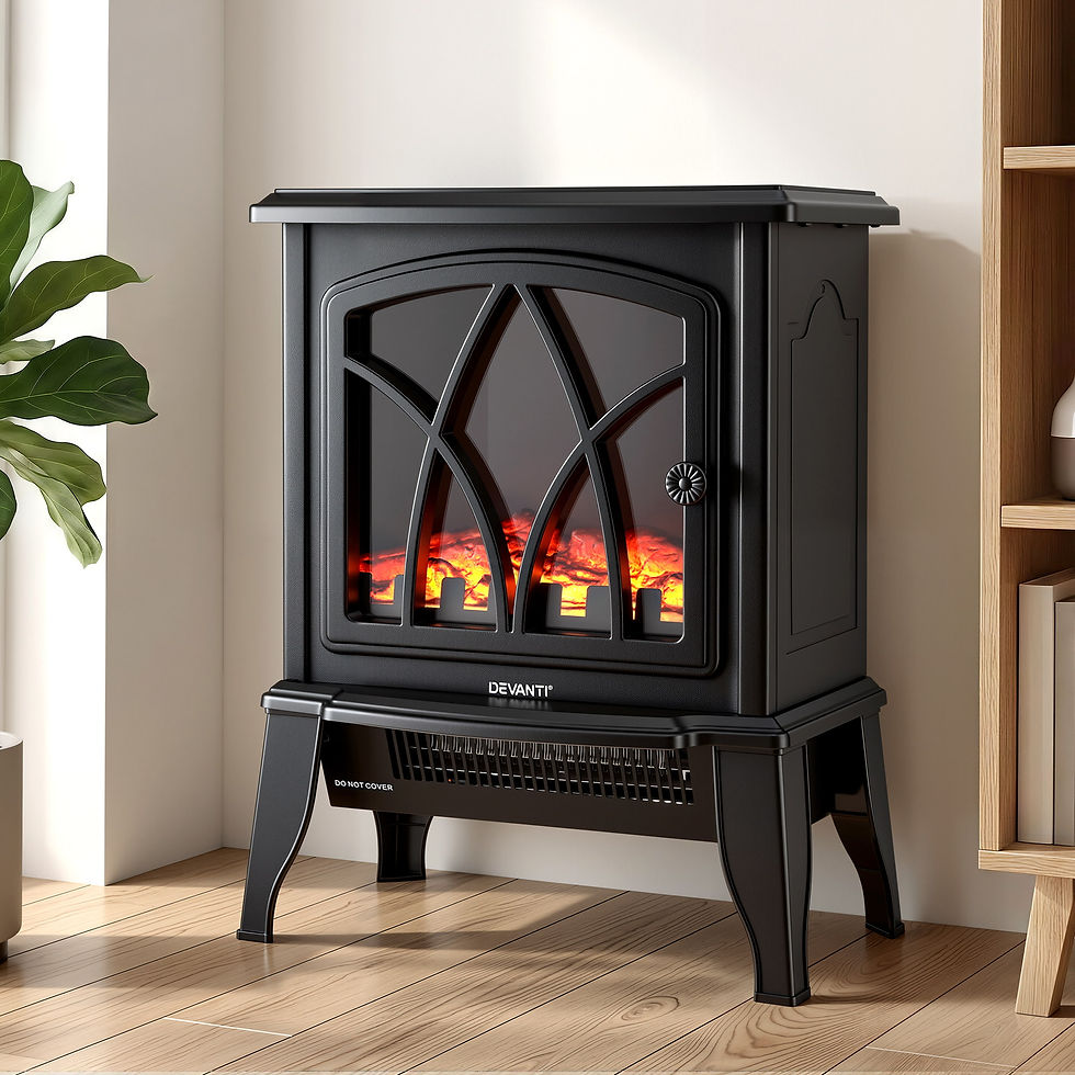 Devanti 2000W Electric Fireplace Heater