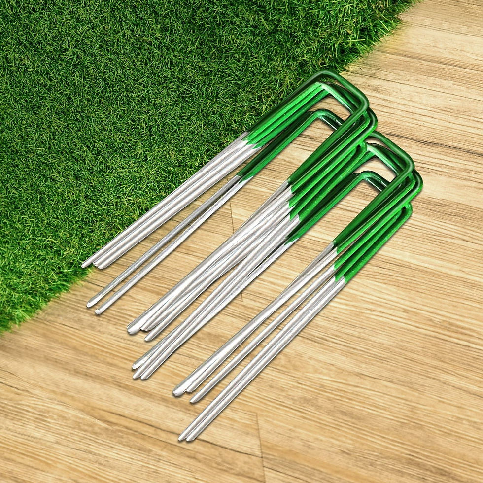Prime Turf Artificial Grass 200pcs Synthetic Pins Fake Lawn Turf Weed Mat Pegs - product image