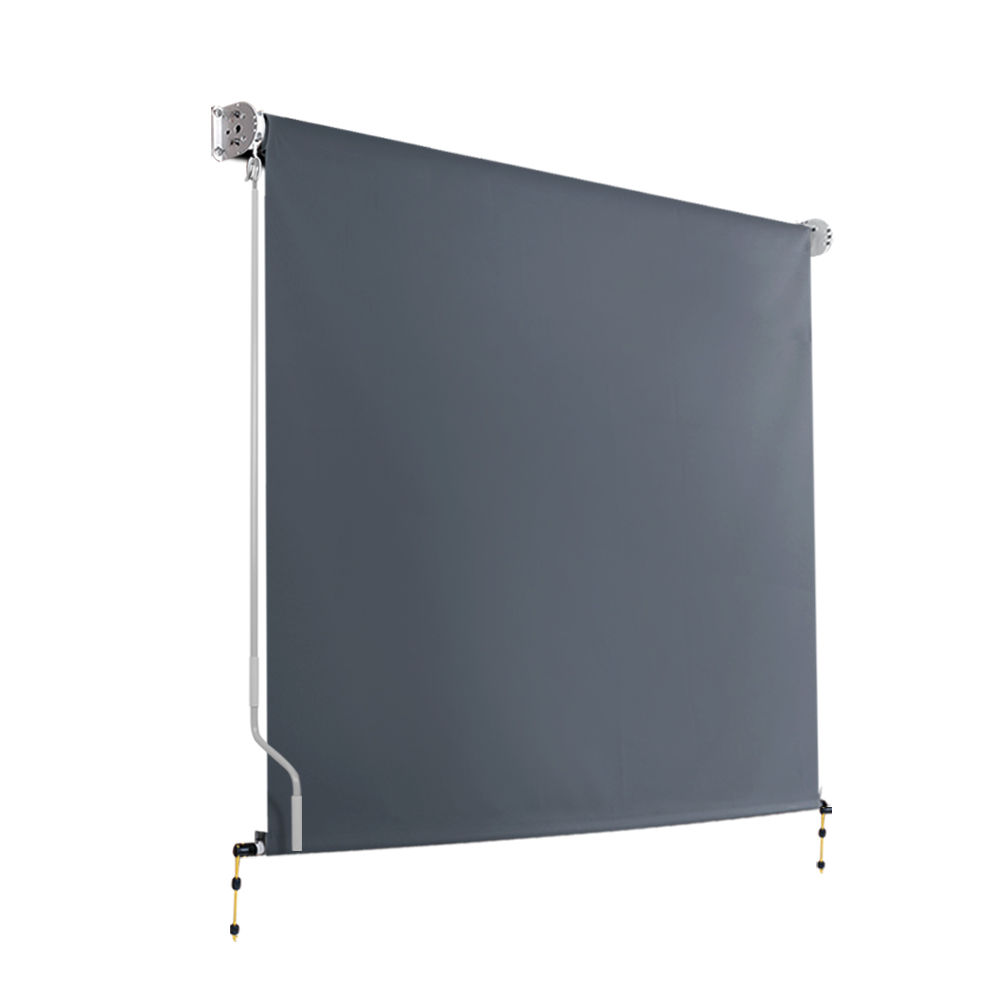 Instahut 1.8X2.5M Outdoor Blinds Awning Roll Down Canopy Retractable Outdoor
