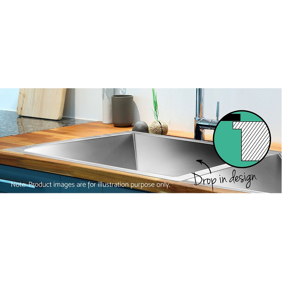 Thumbnail: Cefito Kitchen Sink 77X45CM Stainless Steel Basin Double Bowl Silver – alternate product view 6