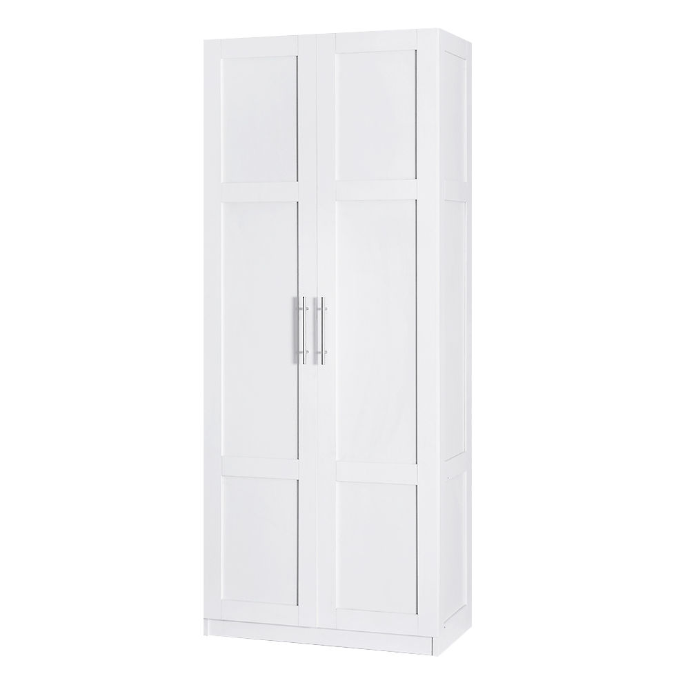 Artiss 2 Door Buffet Sideboard Cupboard Cabinet Pantry White
