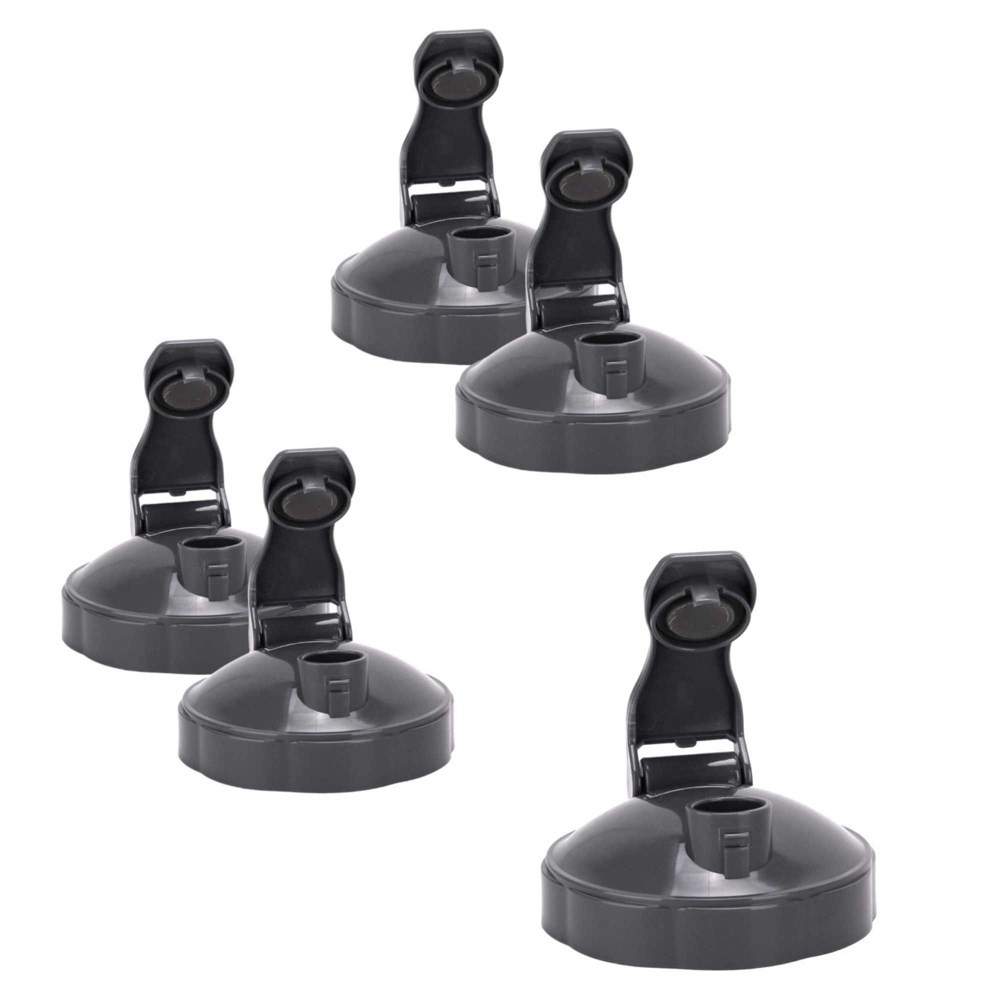 5x Fliptop Lid For Nutribullet Flip Top Fresh - 600 and 900 Model Nutri Cups