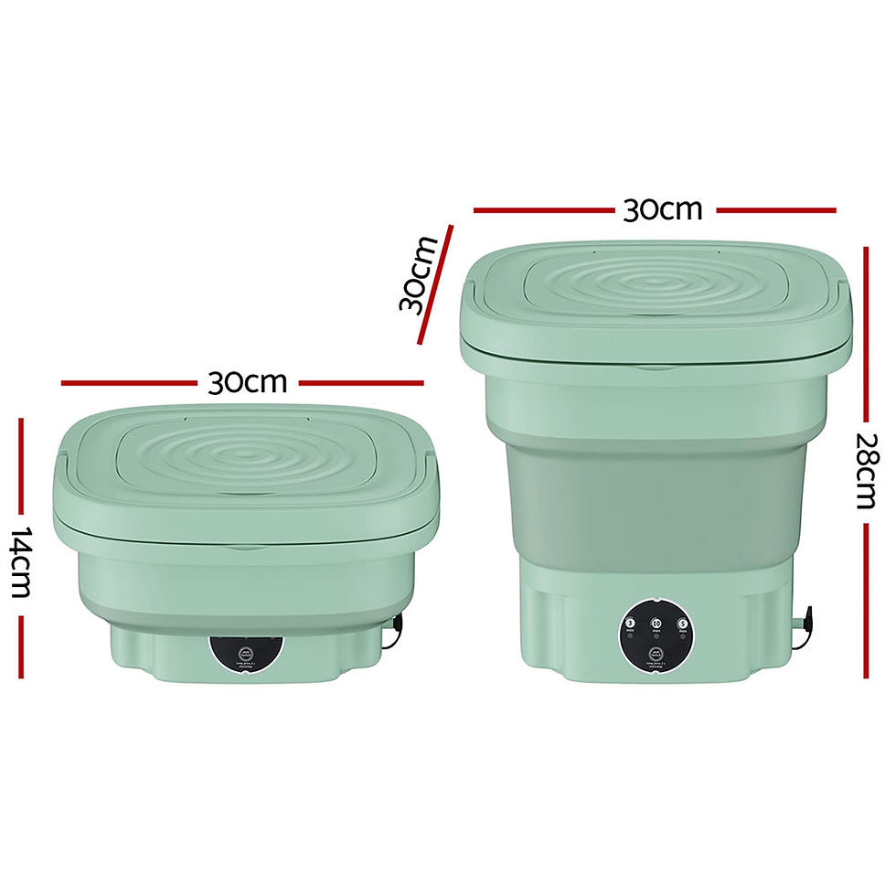 Devanti Portable Washing Machine 8L Green – alternate product view 2