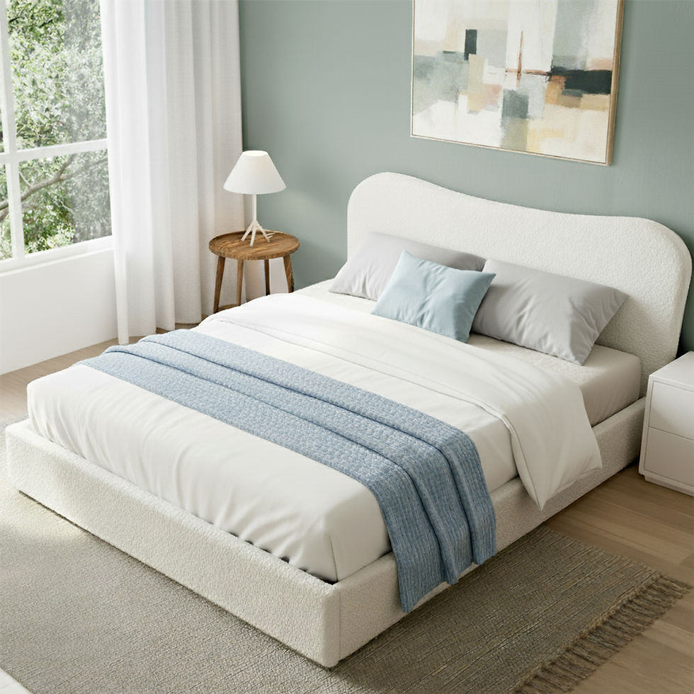 Artiss Queen Bed Frame with Gaslift Storage Wooden Platform Mattress Base