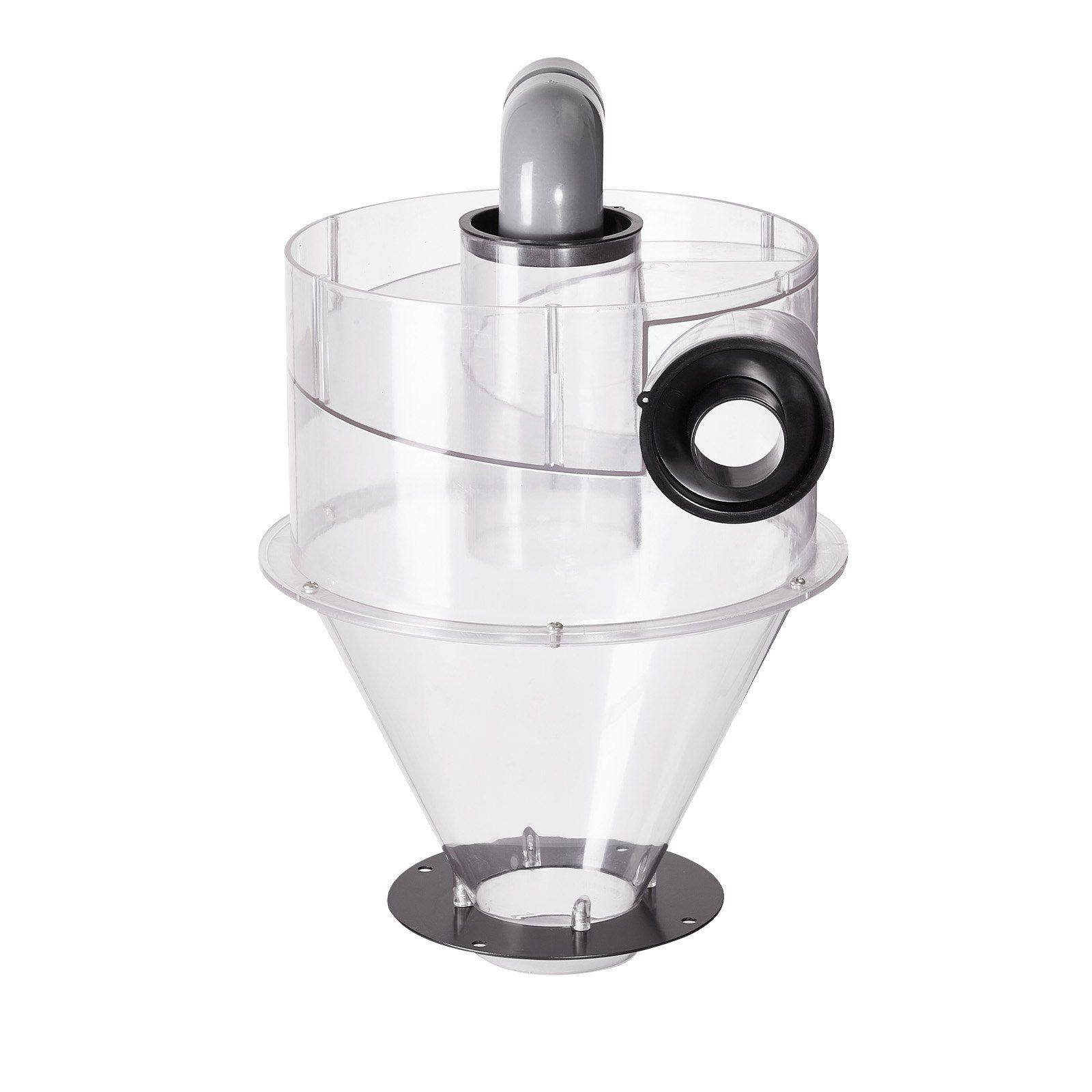 Cyclone Dust Separator, 4" Retrofit Cyclone Separator for Dust Collectors, ABS D