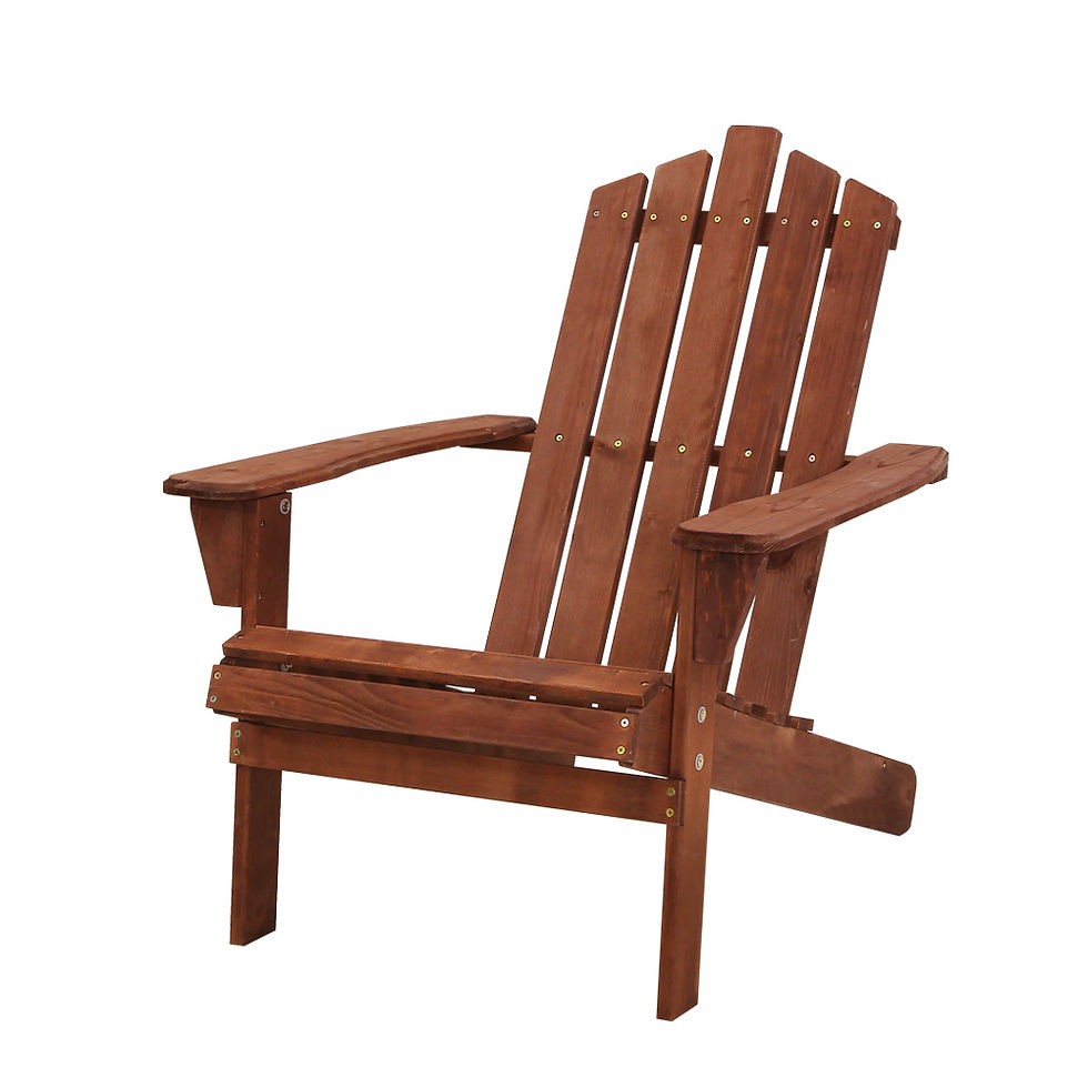 Thumbnail: Gardeon Adirondack Outdoor Chairs Wooden Beach Chair Patio Furniture Garden – alternate product view 7