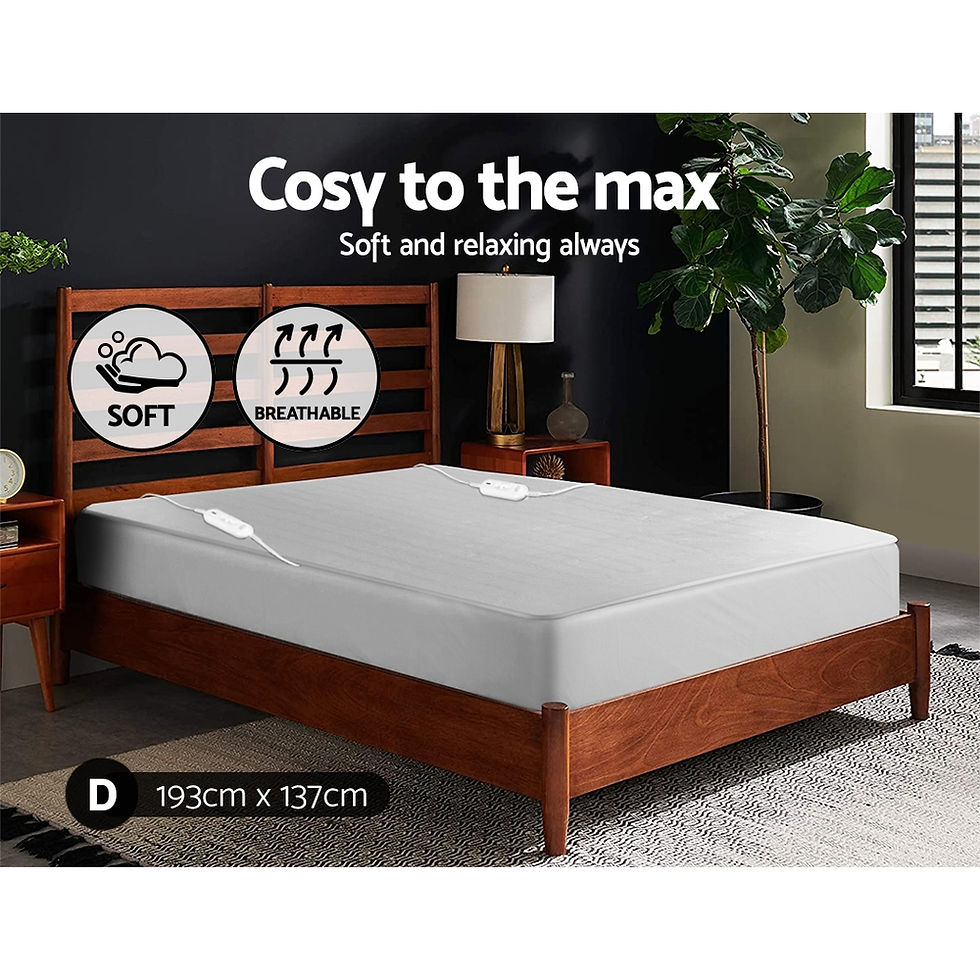 Thumbnail: Giselle Bedding Double Size Electric Blanket Polyester – alternate product view 3